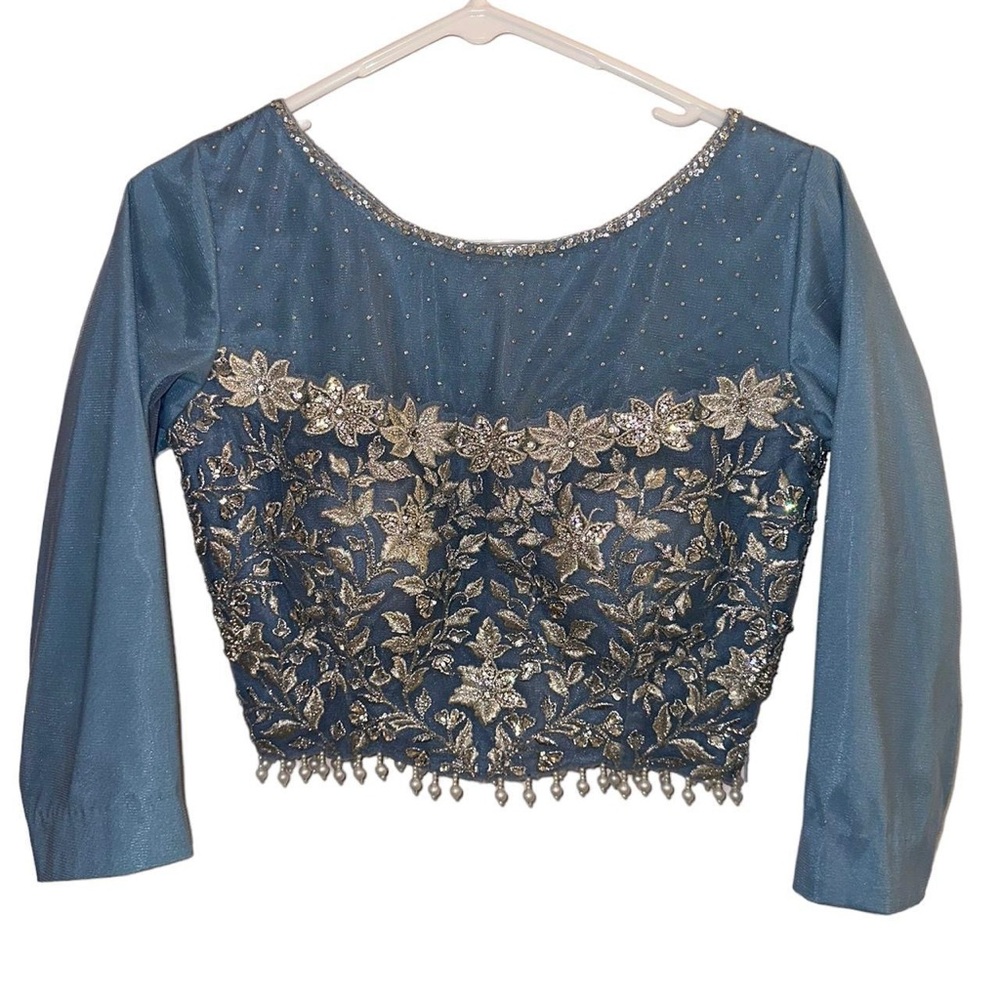 Blue Lengha Choli